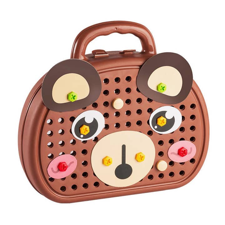 VIGOR - Play Toolbox Bear with Drill - Ages 3+