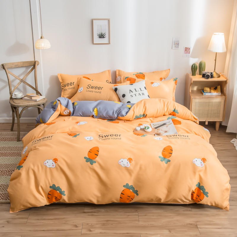Floral Cotton Duvet Cover Set