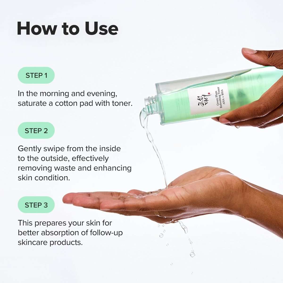 Beauty of Joseon Green Plum Refreshing Toner : AHA + BHA  150ml