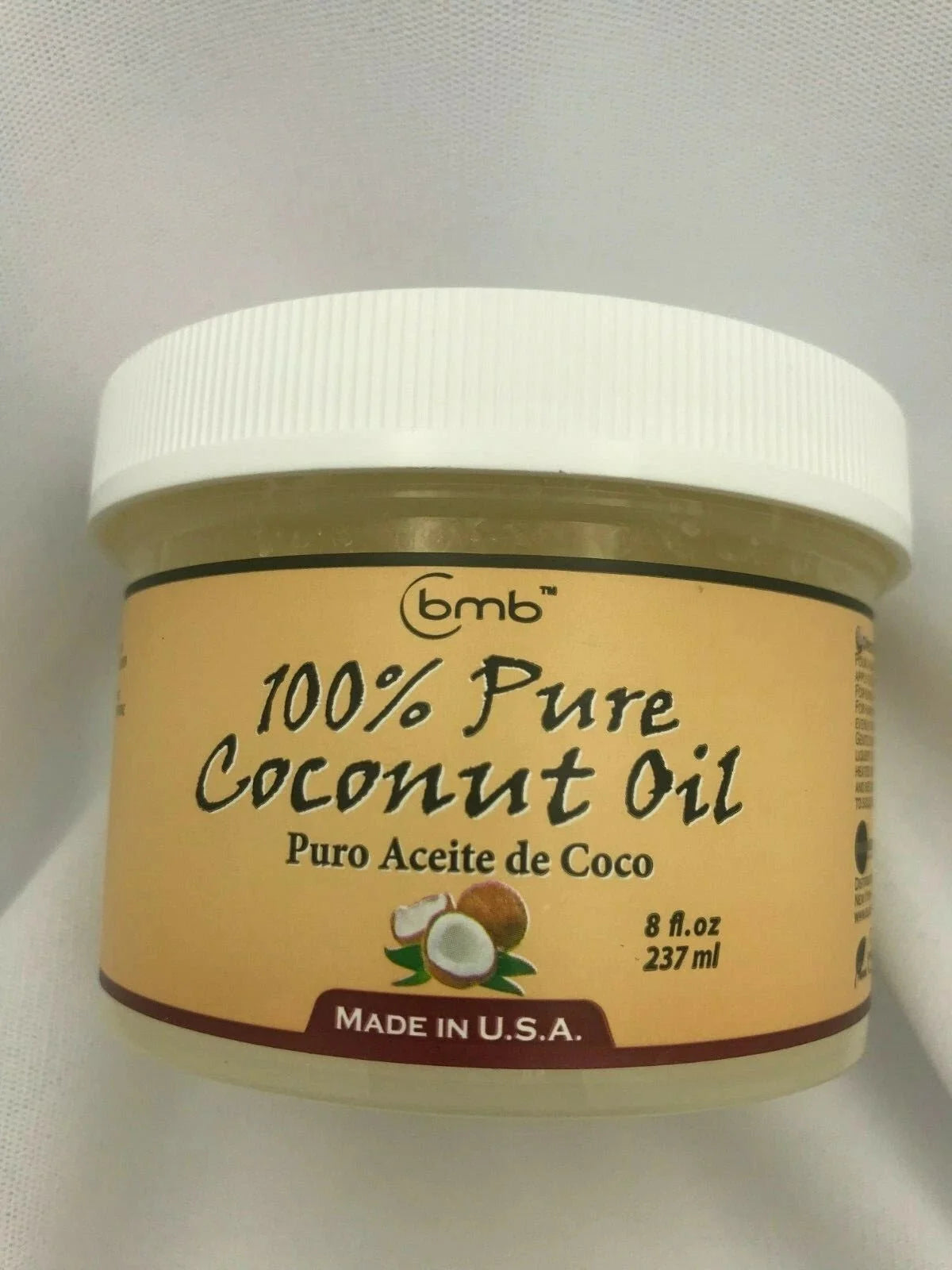 BMB PURE COCONUT OIL 8 OZ