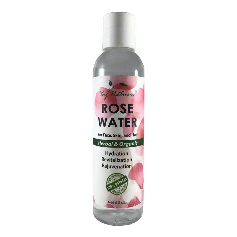 BY NATURES ROSE WATER 6 OZ