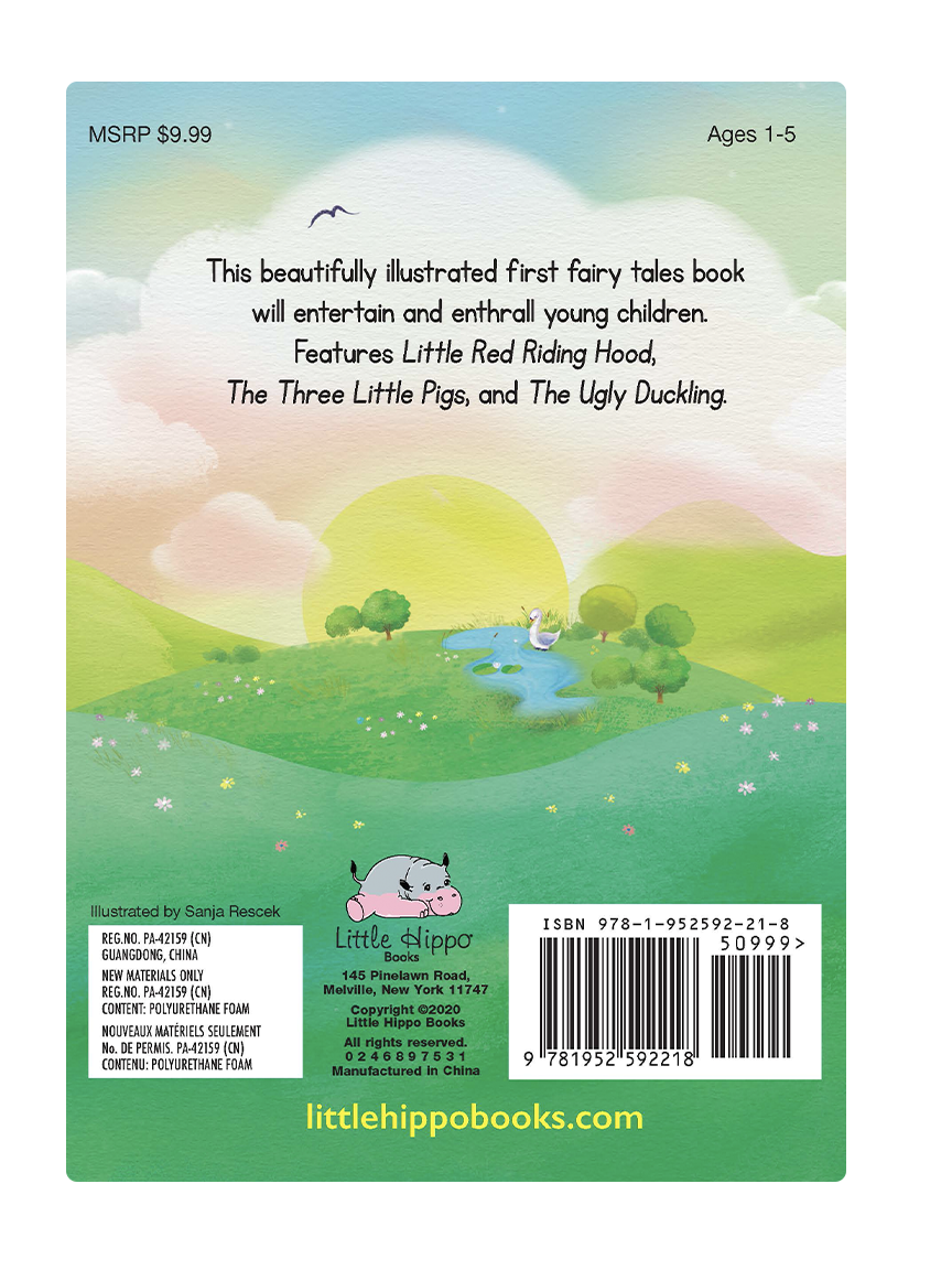 Little Hippo Books - My First Book of Fairy Tales - Children's Padded Board Book - Ages 0–5