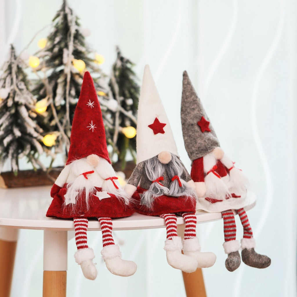 Christmas Gnome Figurine Holiday Table Decor