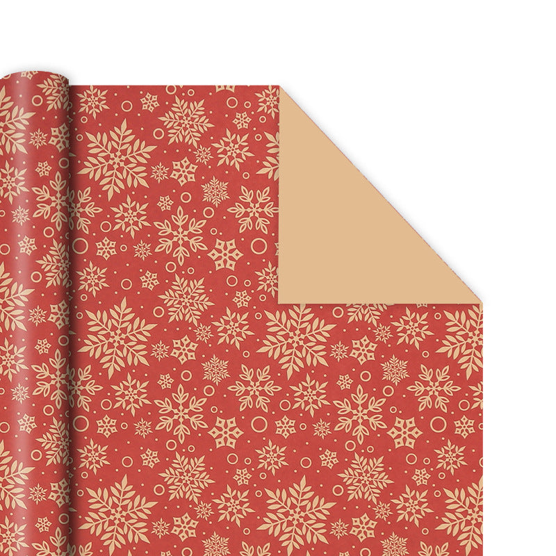 Classic Thickened Christmas Gift Wrapping Paper, Kraft Gift Wrap Sheets 50x76cm, Holiday Patterns