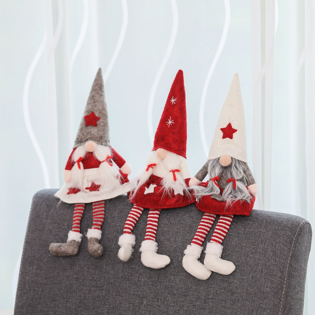 Christmas Gnome Figurine Holiday Table Decor
