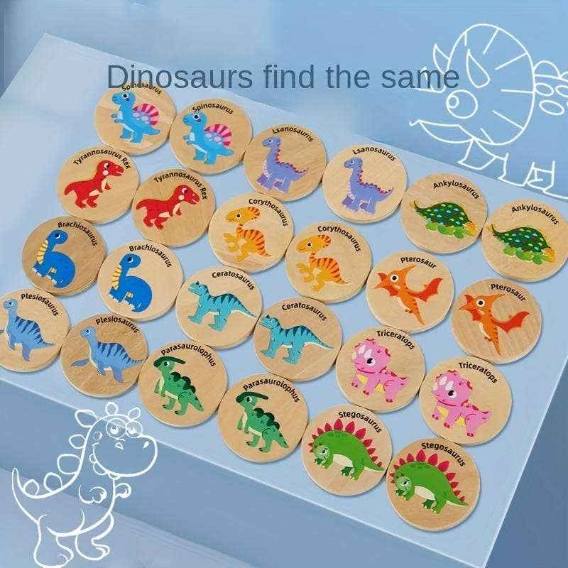 KiddieKickz - Dinosaur Memory Matching Game - Ages 3+