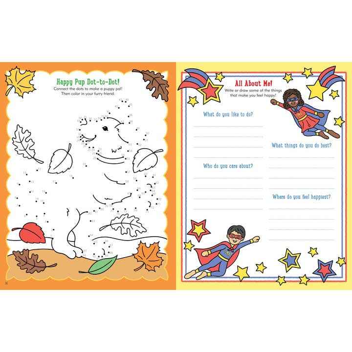 Peter Pauper Press - My Feelings and Emotions Activity Book - Ages 3+
