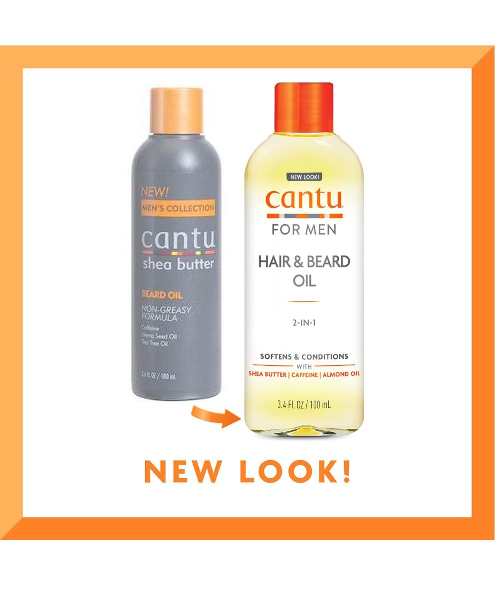 CANTU Men's Hair & Beard Oil 2 In 1 3.4OZ