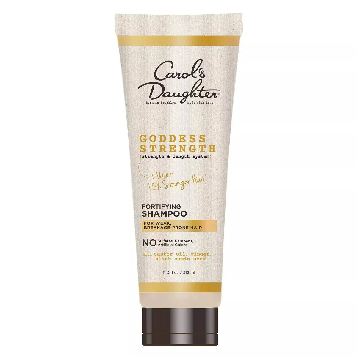 CAROL'S DAUGHTER Goddess Strength Fortifying Shampoo With Castor Oil 11OZ