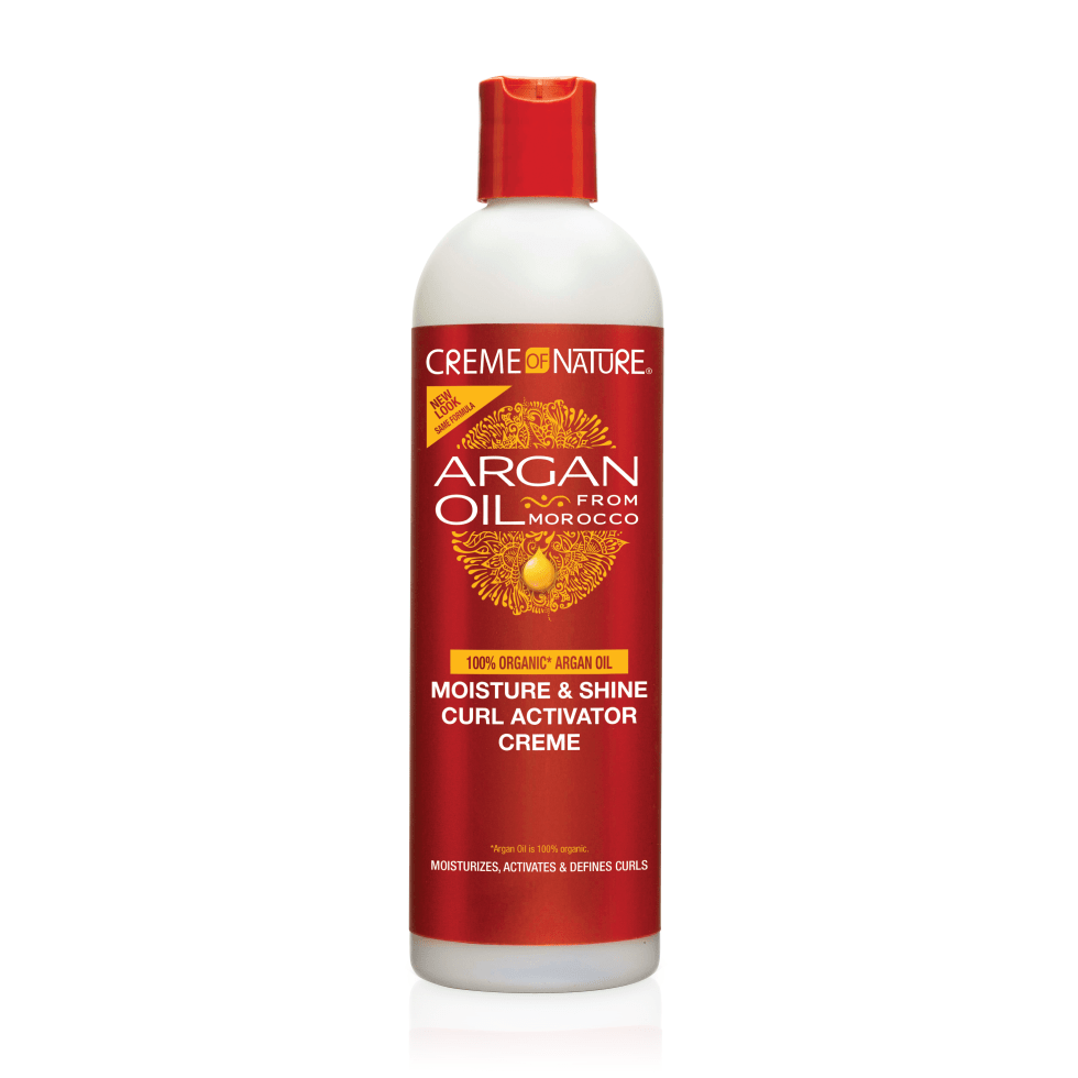 CREME OF NATURE Argan Oil Moisture & Shine Curl Activator Creme 12oz