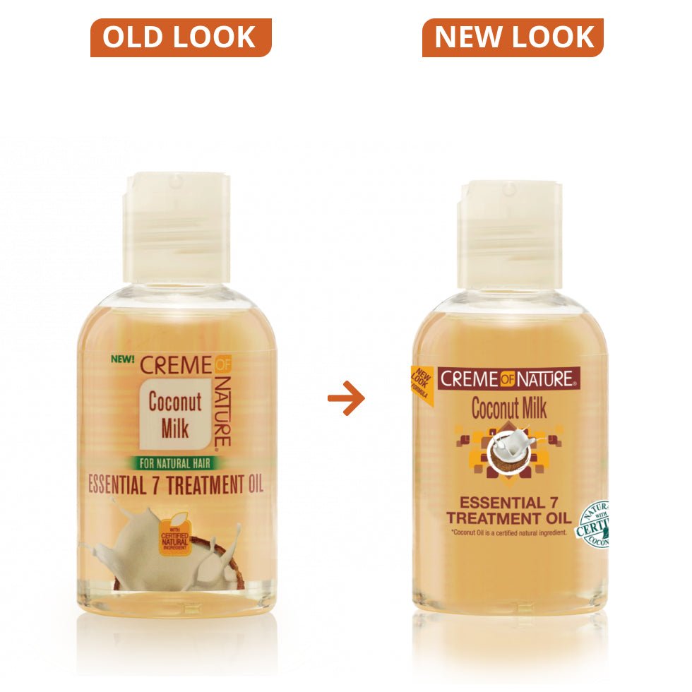 CREME OF NATURE COCONUT MILK ESSENTIAL 7 TREATMENT OIL 4oz