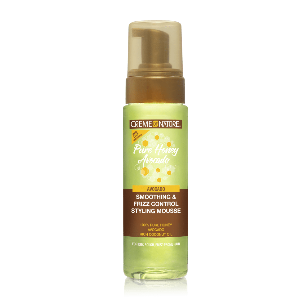 CREME OF NATURE Hair Food Smoothing & Frizz Control Styling Mousse 7.5 OZ