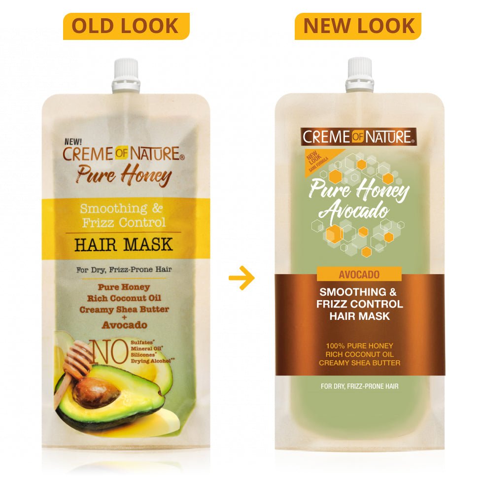 Creme of Nature Pure Honey Smoothing & Frizz Control Hair Mask 3.8 oz – Avocado