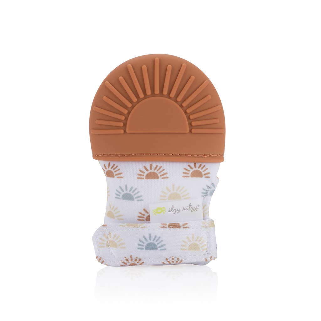Itzy Ritzy Canada - Itzy Mitt™ Silicone Teething Mitts: Sun - Ages 0–24 Months