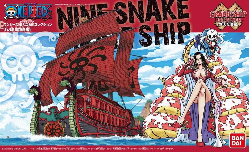 One Piece Grand Ship Collection Kuja Nine Snake Pirates Ship Model Kit