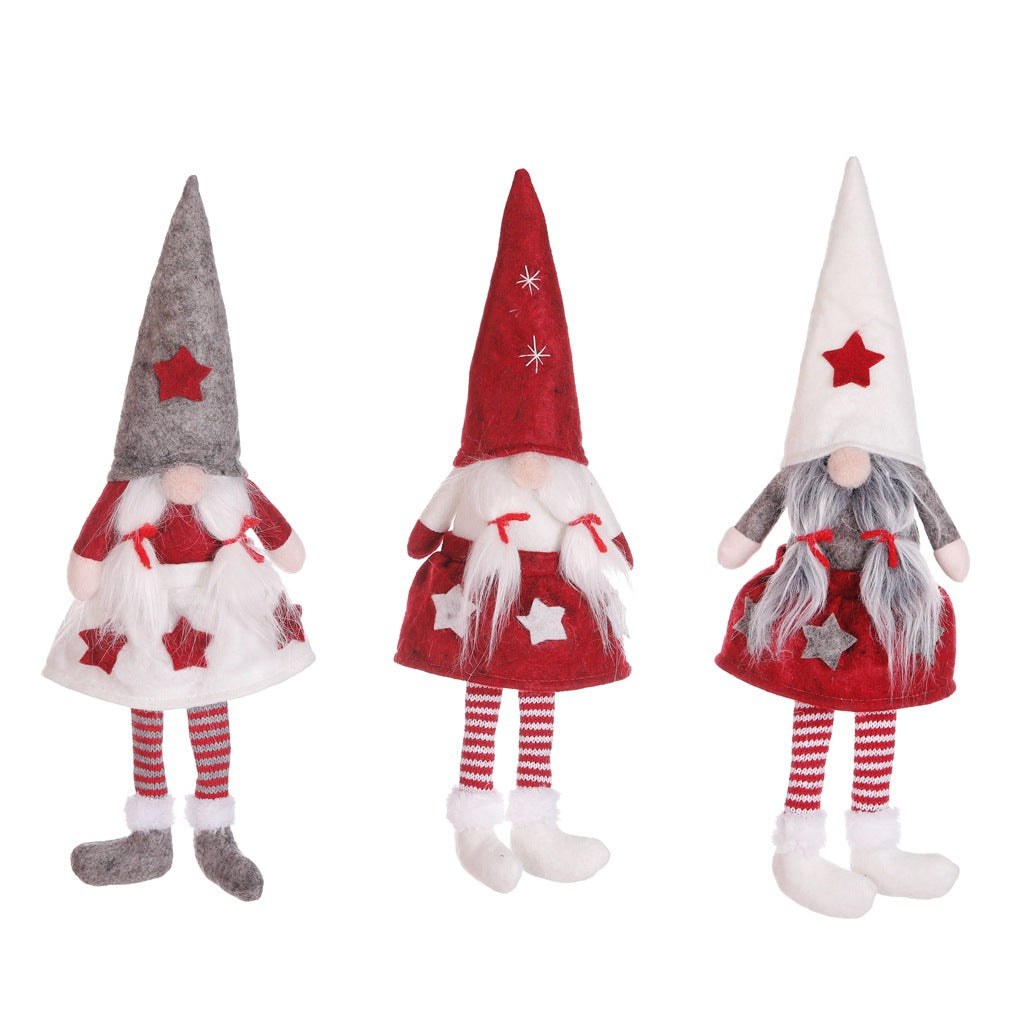 Christmas Gnome Figurine Holiday Table Decor