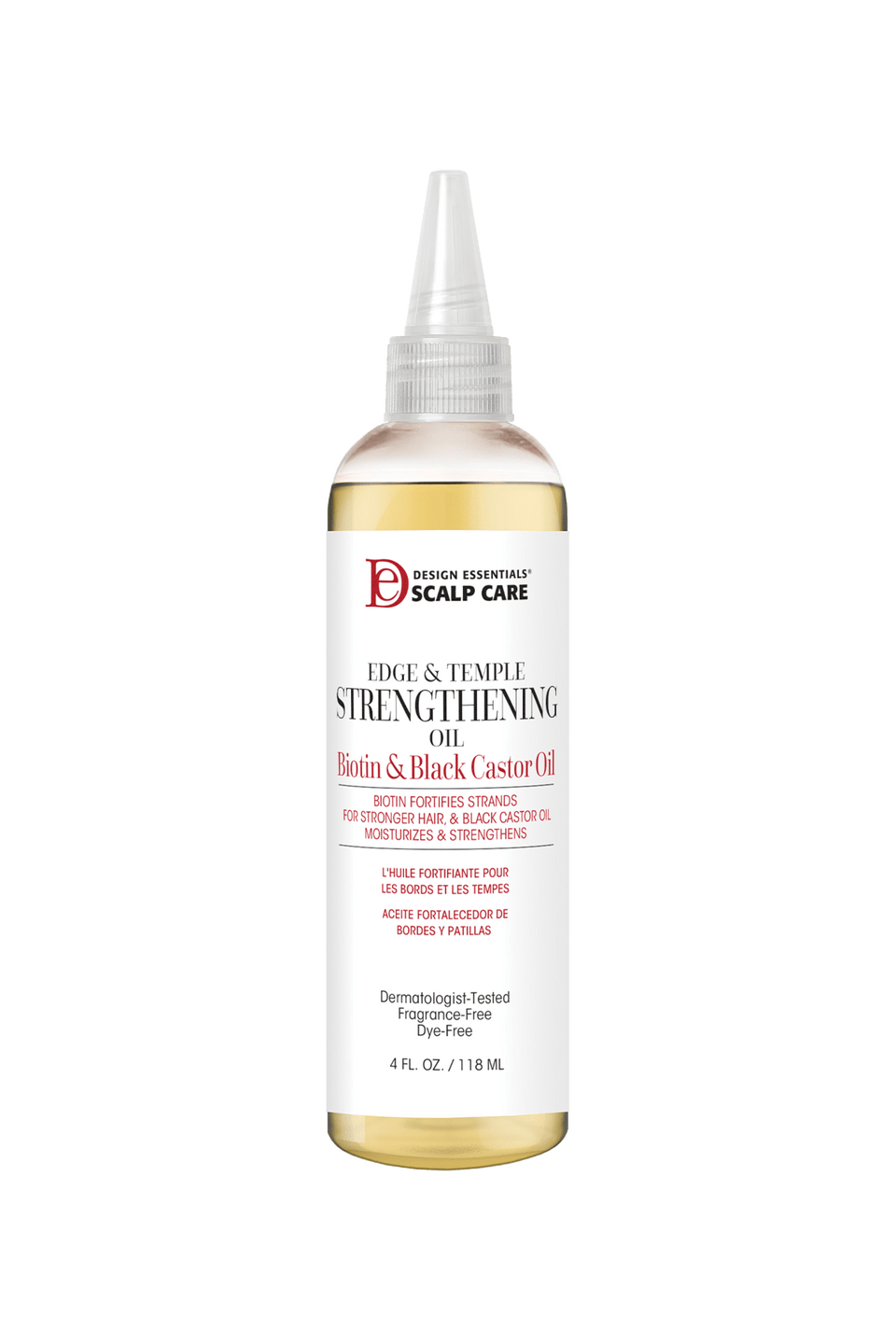 DESIGN ESSENTIALS Scalp Care Edge & Temple Strengthening Oil 4 OZ
