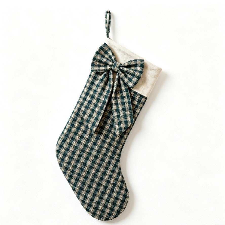 Christmas Fireplace Decorative Stocking Gift Bag