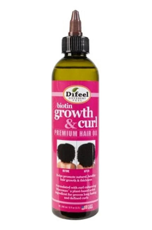 DI FEEL BIOTIN GROWTH & CURL PREMIUM OIL 8 OZ