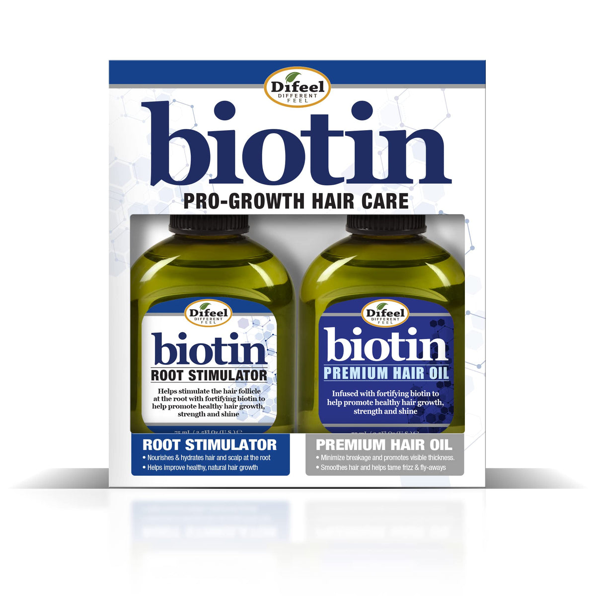 DIFEEL BIOTIN PRO GROWTH HAIR CARE (ROOT STIMULATOR & PREMIUM HAIR OIL"2.5OZ