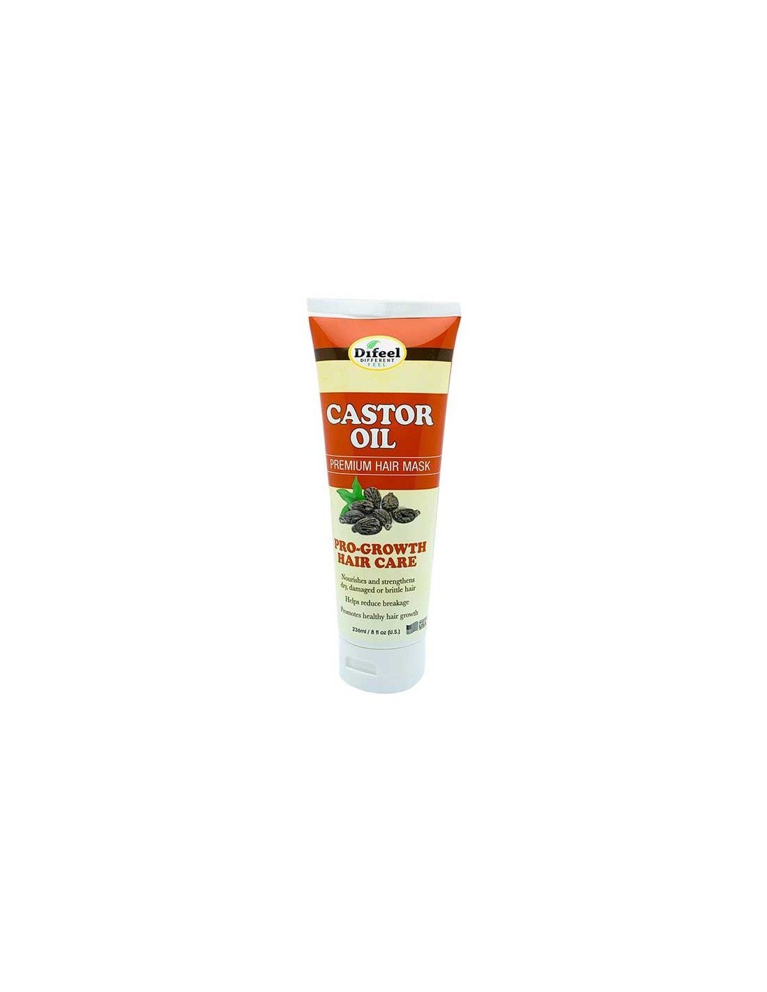 DIFEEL CASTOR OIL PREMIUM HAIR MASK 8OZ