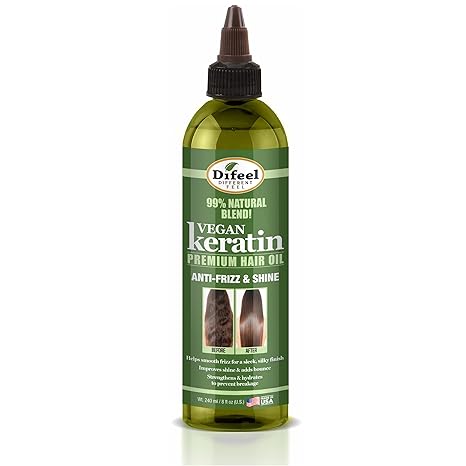 DIFEEL VEGAN KERATIN PREMIUM HAIR OIL 8 OZ