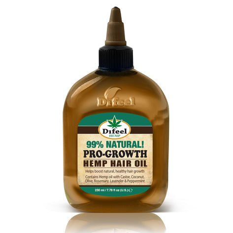 DIFEEL 99% Natural Hemp Hair Oil - Pro-Growth 7.78 oz.