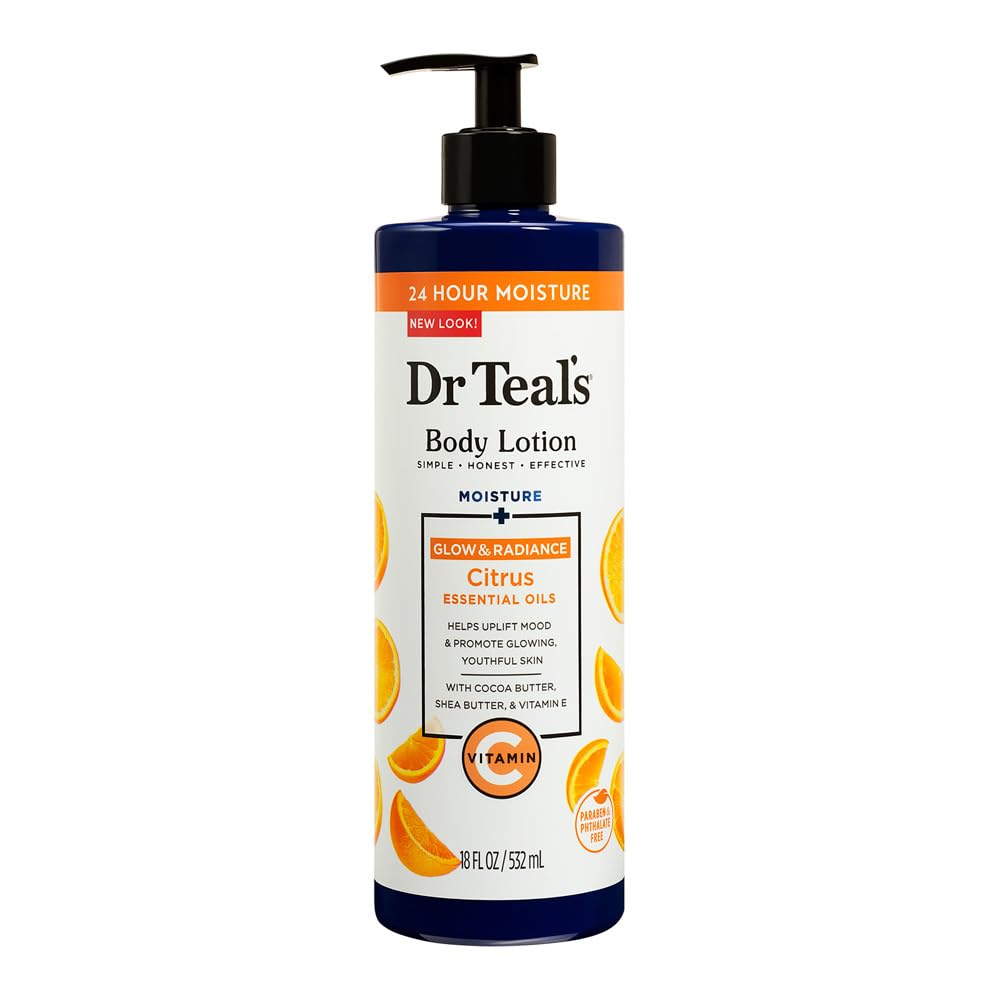 DR TEAL'S BODY LOTION CITRUS OIL 18 OZ