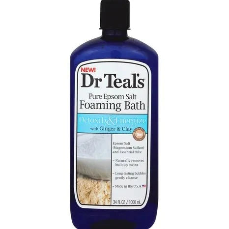 DR TEAL'S Epsom Salt Detoxify and Energize 34 OZ