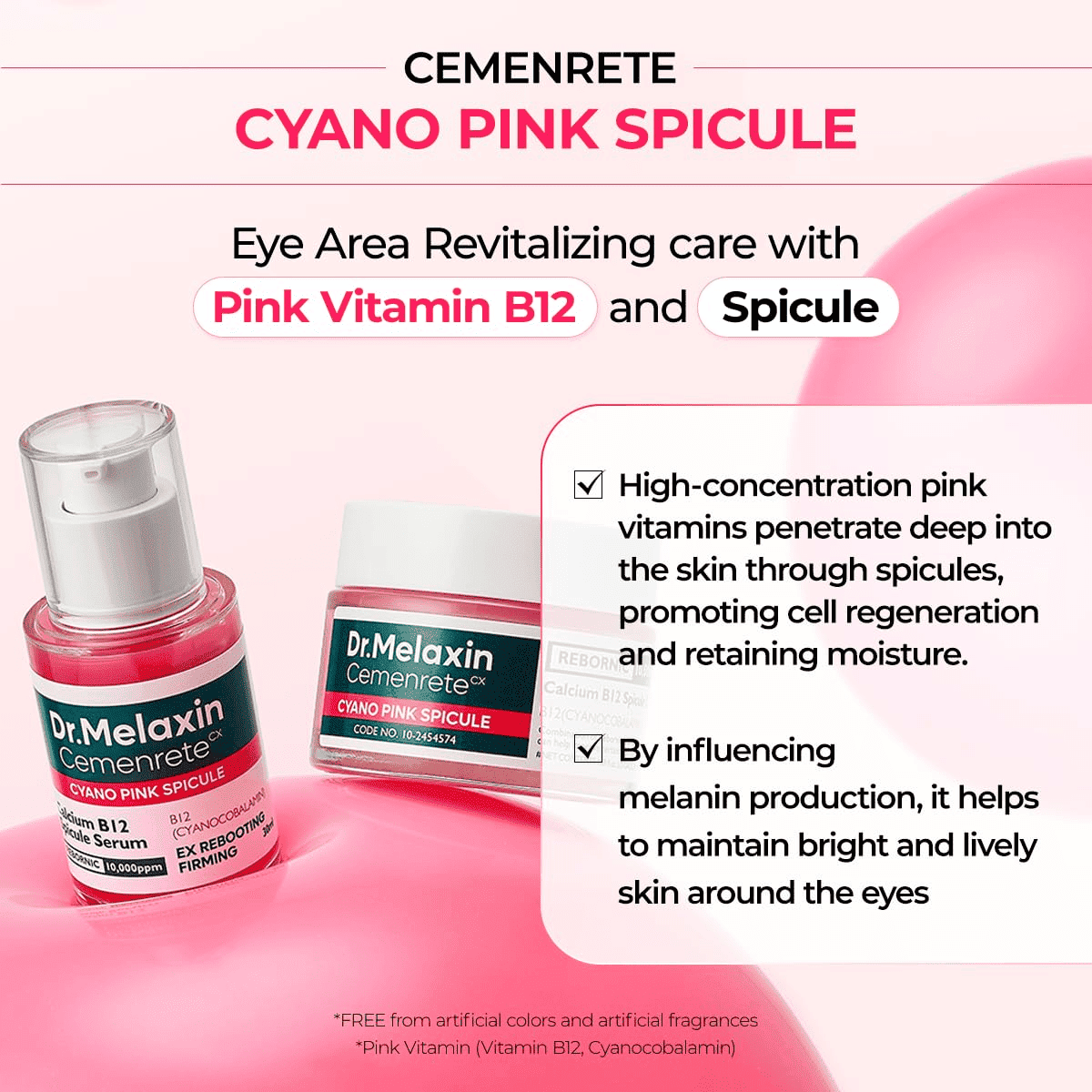 Dr.Melaxin Cemenrete Cyano Pink Spicule Serum 30ml