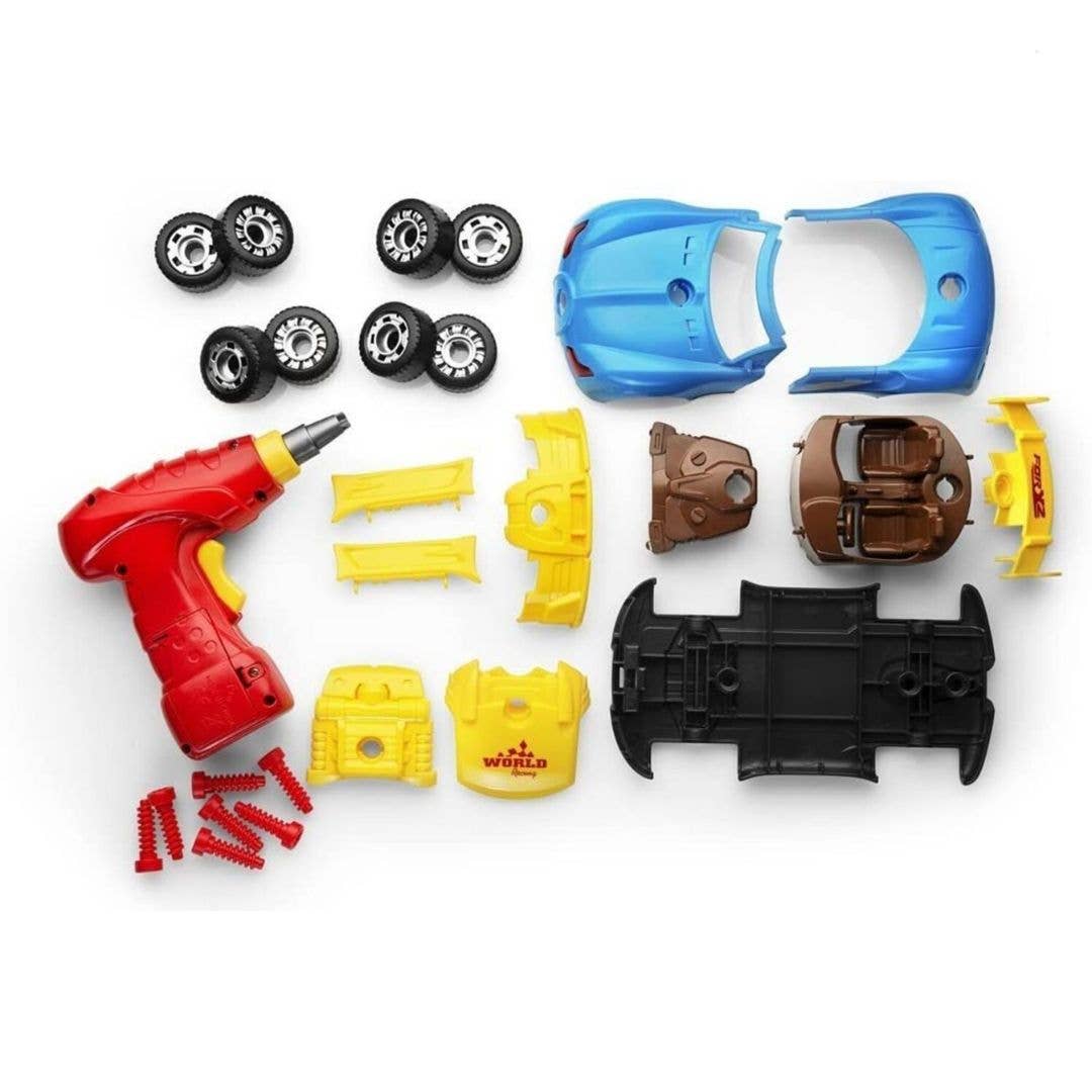 Play22 - Take Apart Racing Car Toys - 30 Piece - Ages 3+