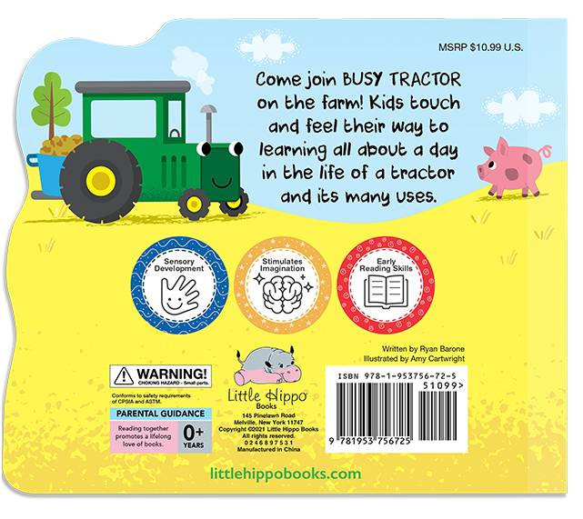 Little Hippo Books - Busy Tractor - Ages 0+