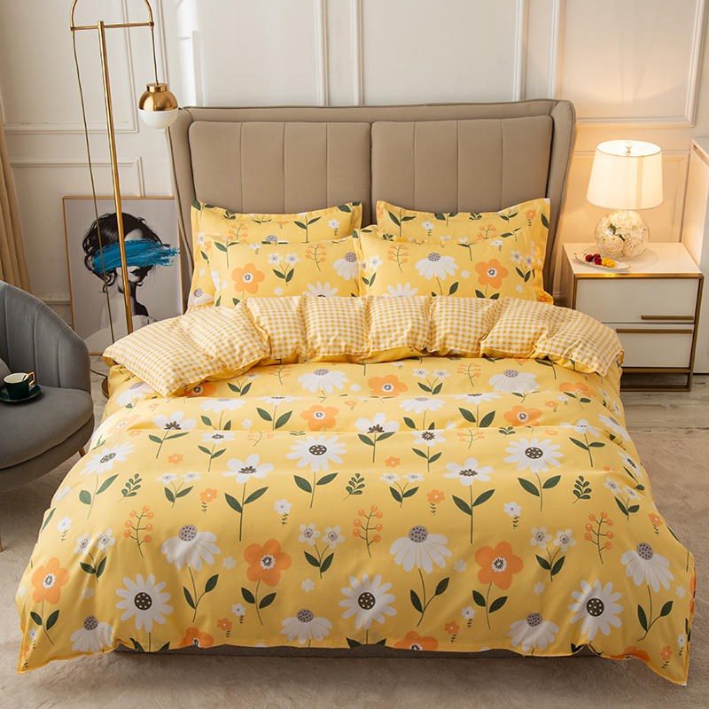 Floral Cotton Duvet Cover Set