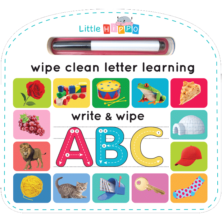 Little Hippo Books - Write & Wipe ABC - Ages 3–6