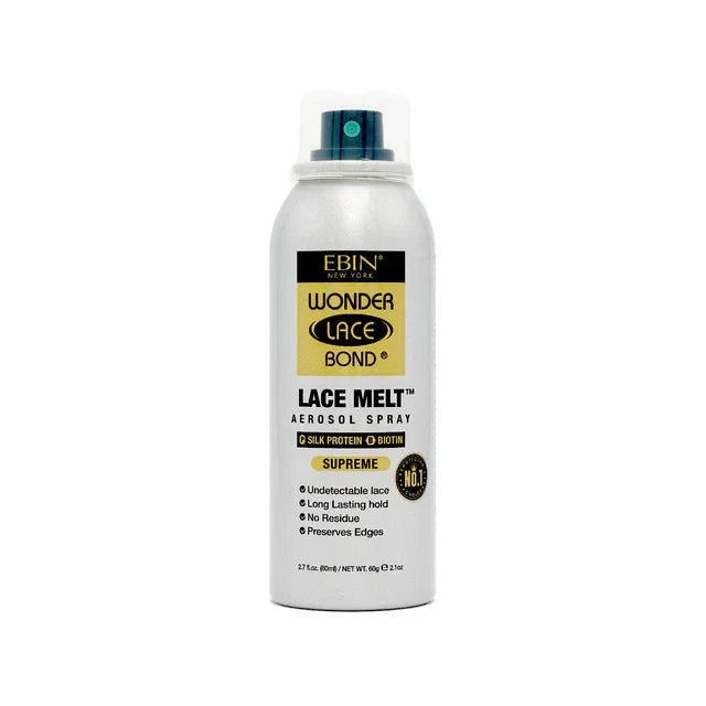 EBIN SUPREME WONDER LACE BOND LACE MELT AEROSOL SPRAY SILVER 2.7OZ