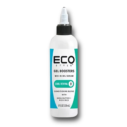 ECO STYLE GEL BOOSTERS MIX IN OIL SERUM CURL REVIVAL 4OZ