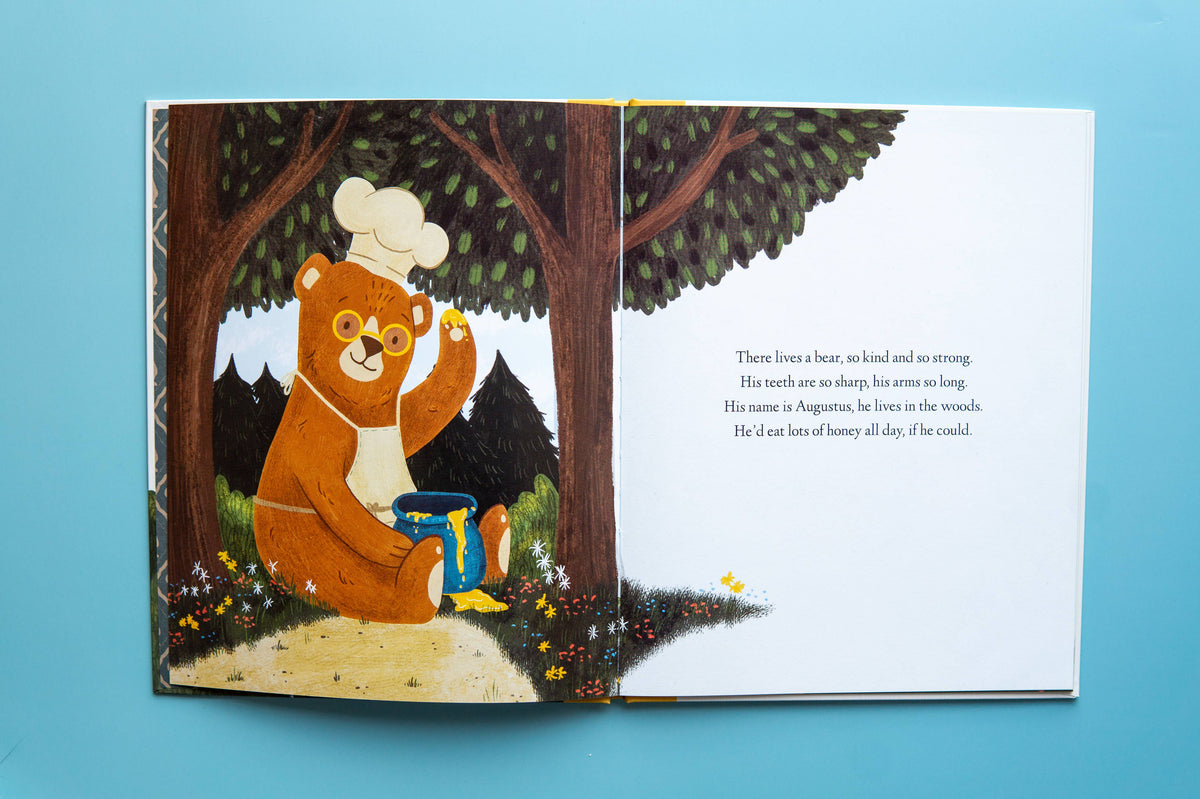 Brown Paper Fox - Augustus the Bear - Hardcover Picture Book - Canadian Publisher - Ages 3–8