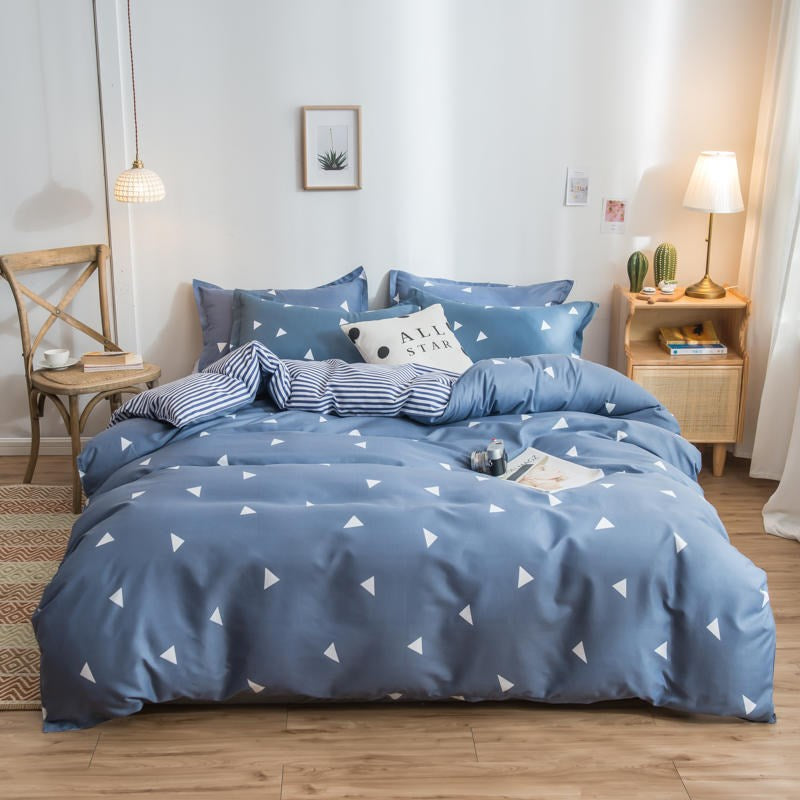 Floral Cotton Duvet Cover Set