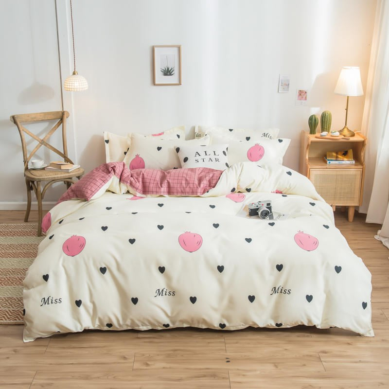 Floral Cotton Duvet Cover Set