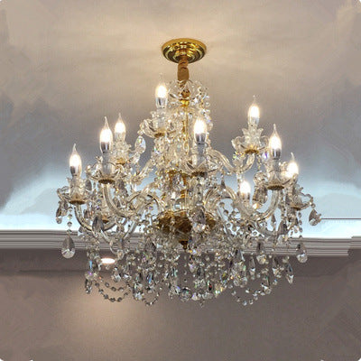 Luxury Crystal Chandelier with LED Lights