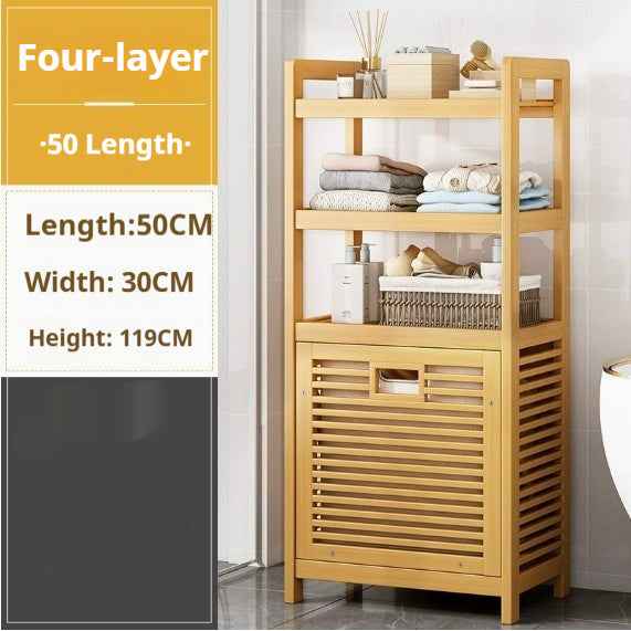 Simple Folding Japanese Nanzhu Fabric Shelf
