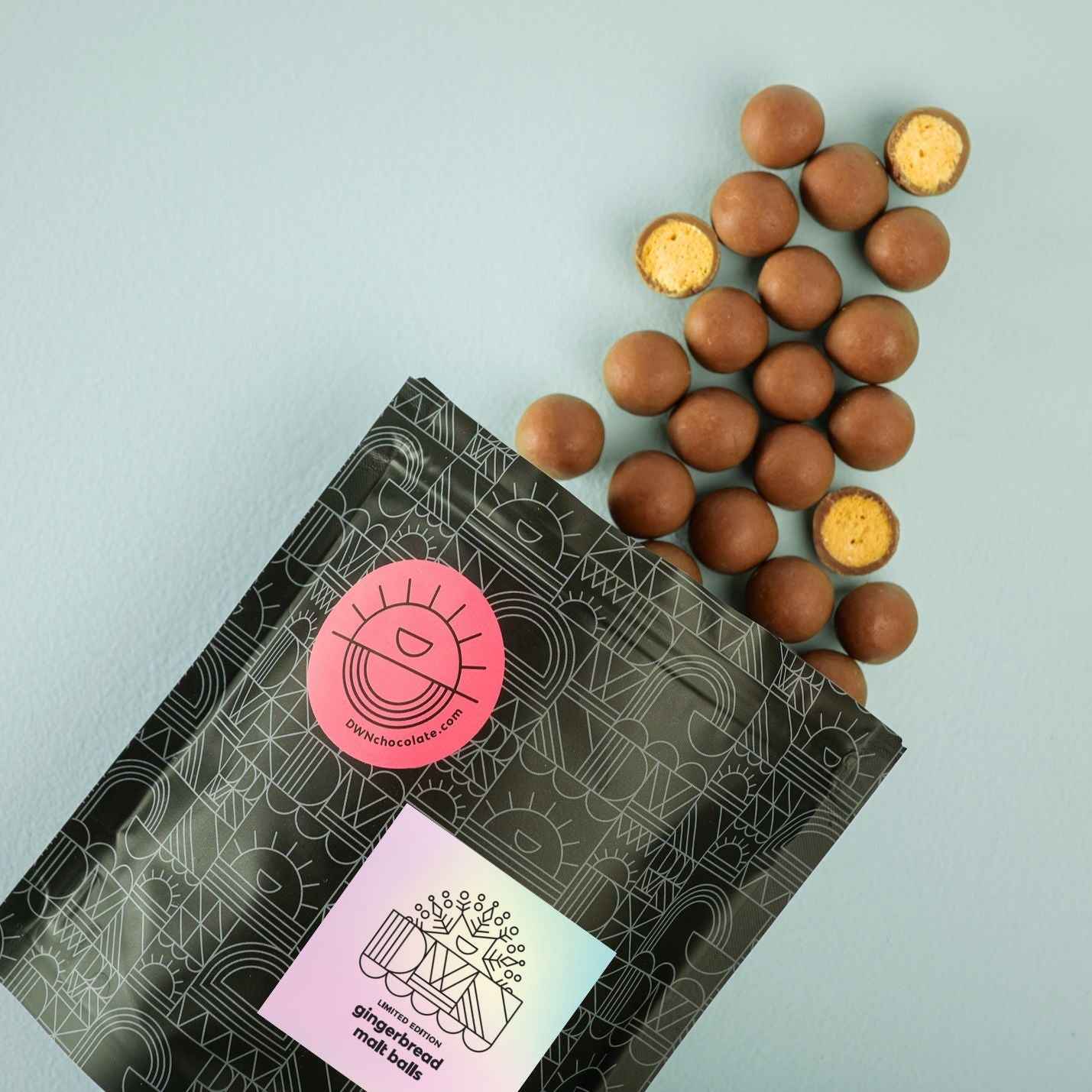 gingerbread malt balls