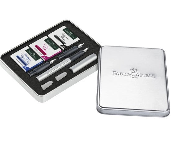 Faber-Castell - Grip 2011 Calligraphy Fountain Pen Gift Set