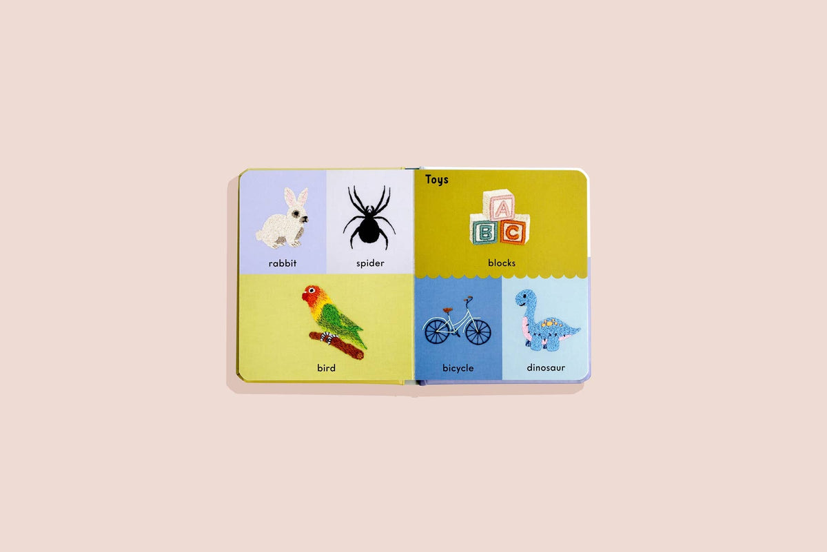 Paige Tate & Co. - First Words Embroidered Friends - Ages 1–3
