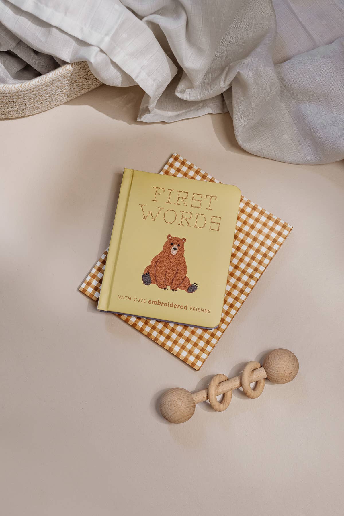 Paige Tate & Co. - First Words Embroidered Friends - Ages 1–3