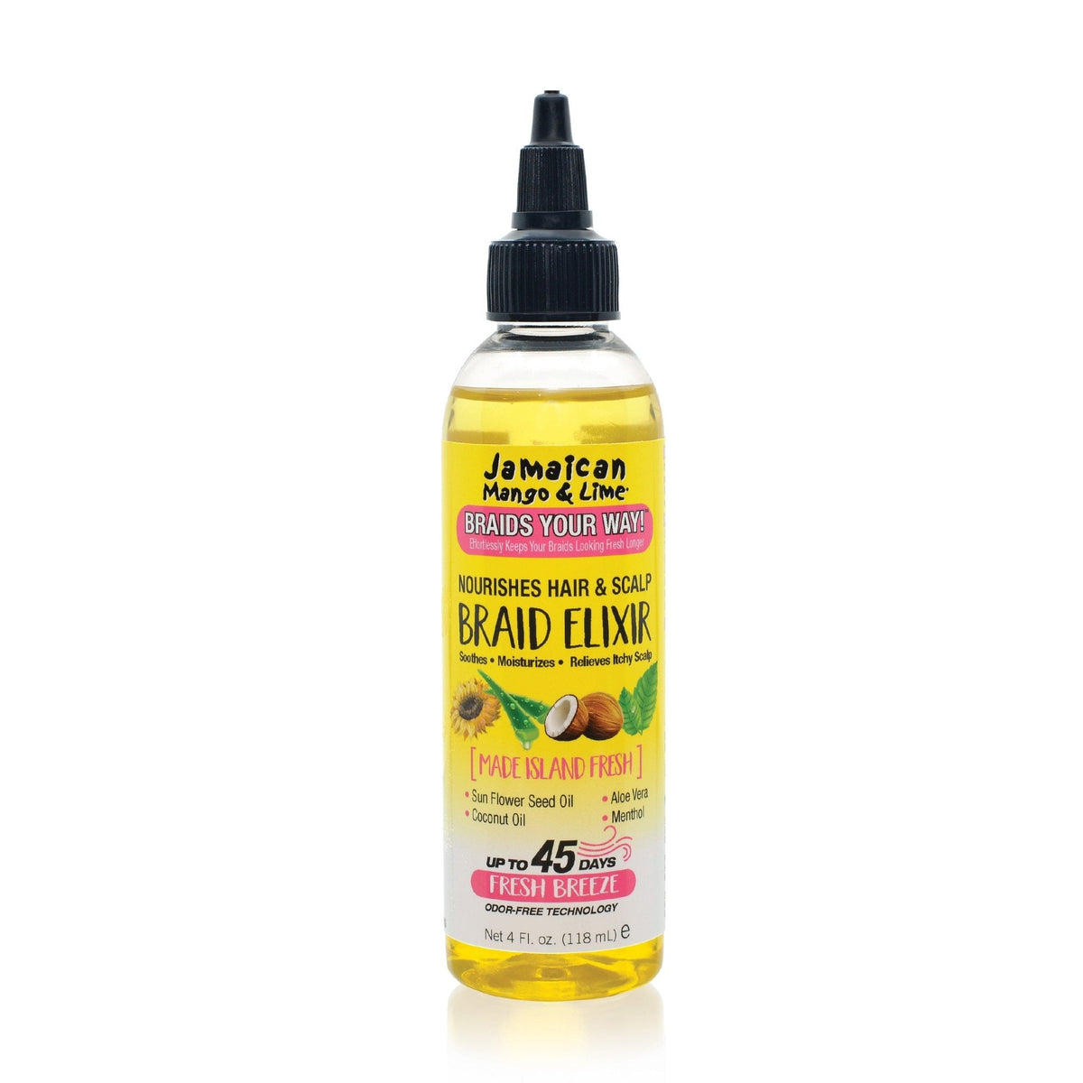 JAMAICAN MANGO & LIME NOURISHES HAIR & SCALP BRAID ELIXER 4OZ