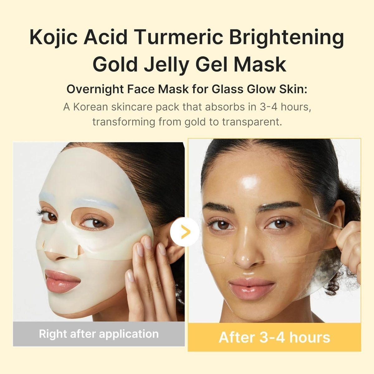 Medicube Kojic Acid Turmeric Brightening Gel Mask 28g - 1PC