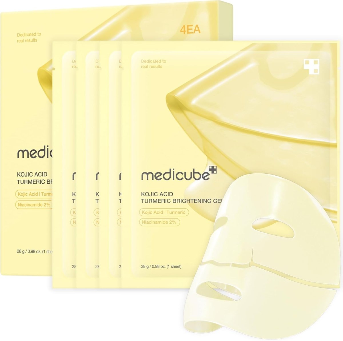 Medicube Kojic Acid Turmeric Brightening Gel Mask 28g - 1PC