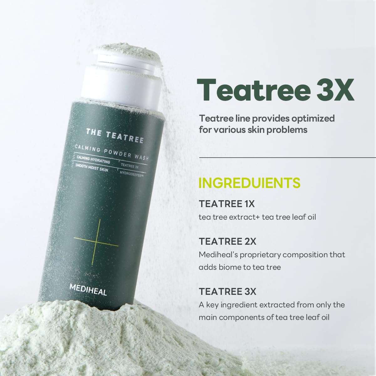 Mediheal The Teatree Calming Powder Wash 50g
