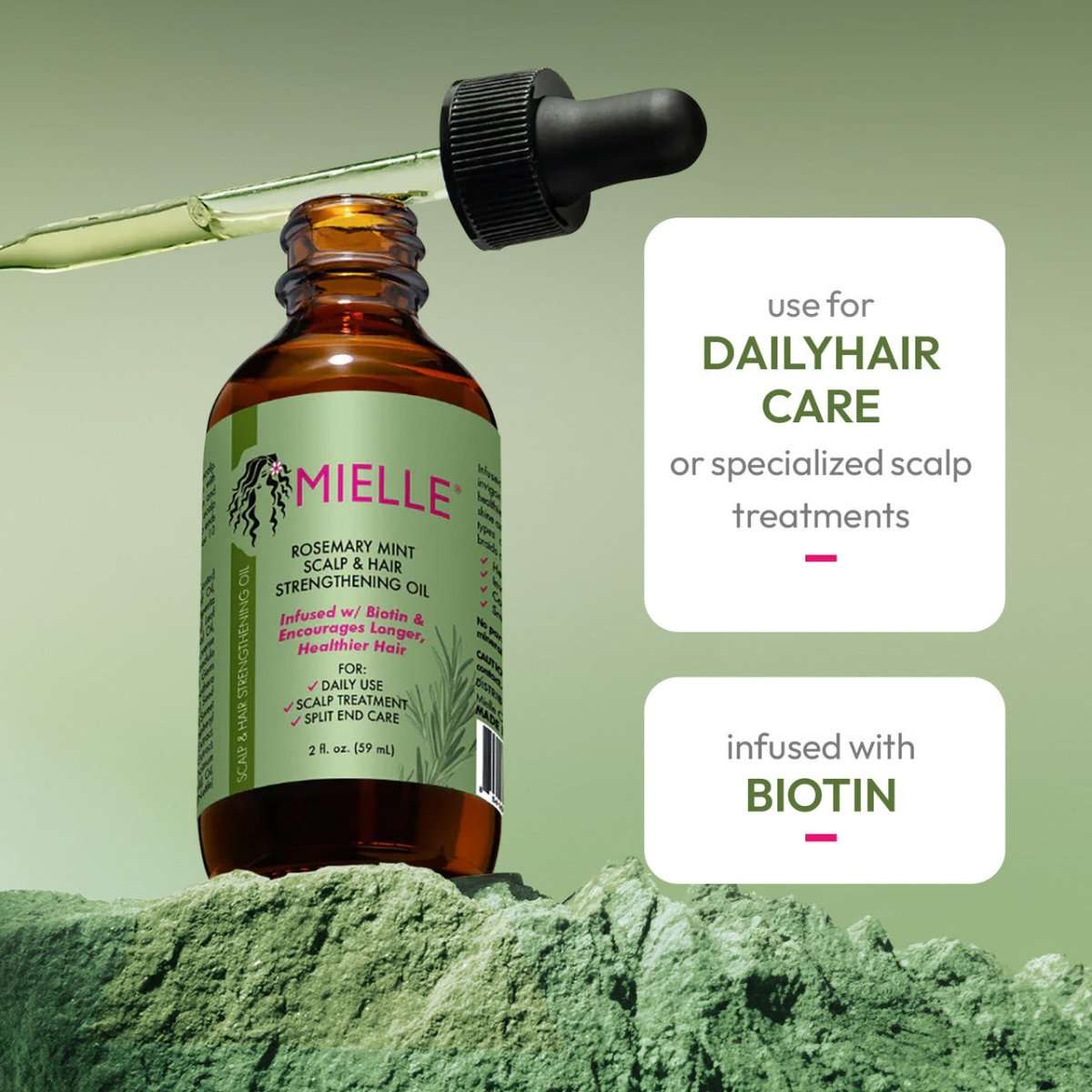 Mielle Organics Rosemary Mint Scalp & Hair Strengthening Oil 2oz